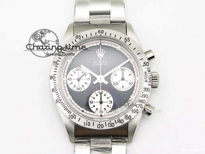 0402 Daytona 126509 QF 1:1 Best Edition Black Silver Dial on SS Bracelet SH4131 V6 (Gain Weight） DailyWear 1007